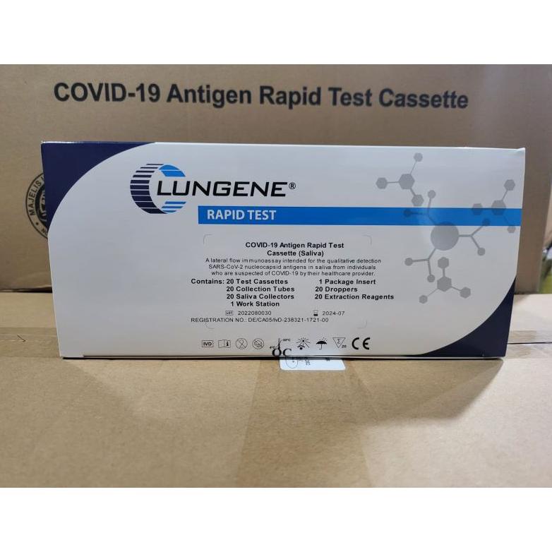 Jual New Antigen Lungene Saliva Isi Pcs Saliva Antigen Lungene Alat Tes Covid Metode Air Liur