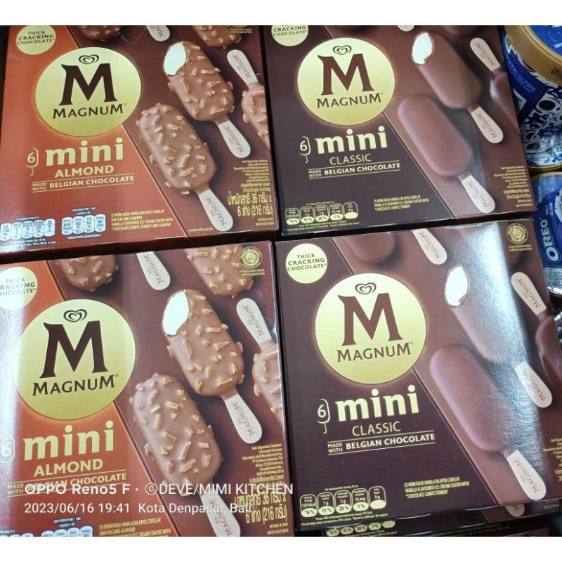 Jual ICE CREAM MAGNUM MINI @6PCS | Shopee Indonesia