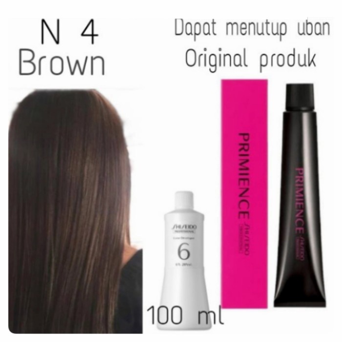 Jual Terlaris Cat Rambut Shiseido Primience Japan N4 Brown Hair Color ...