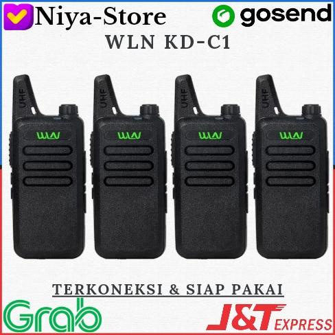 Jual Paket Hemat Unit Radio Walkie Talkie Ht Wln Kd C Terkoneksi