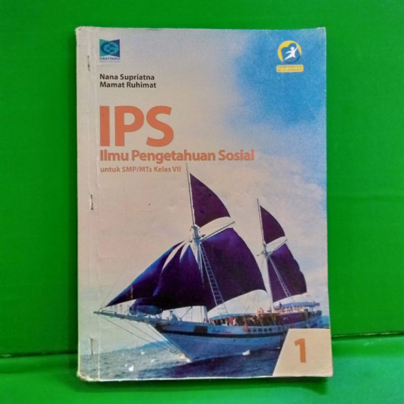 Jual Buku IPS Ilmu Pengetahuan Sosial Untuk SMP Kelas 1 VII 7 Kurikulum ...