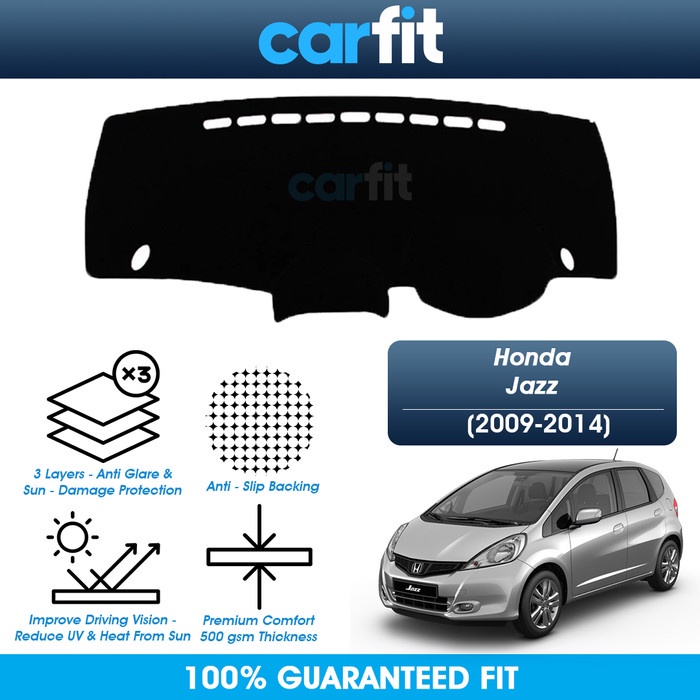 Jual CARFIT Dashmat Honda Jazz Dashboard Cover Karpet Dasbor 20092014