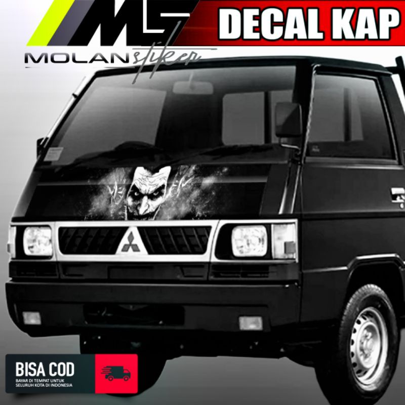 Jual Decal Sticker Striping Variasi Kap Kabin L Pickup Decal Kabin Depan L Decal Kap