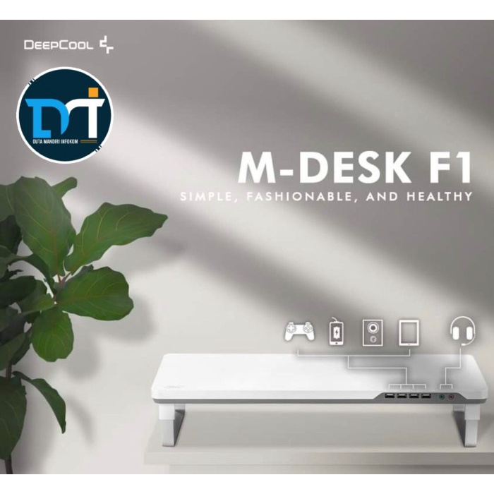 Jual Deepcool MDesk F1 Monitor And Notebook Stand Gray Shopee