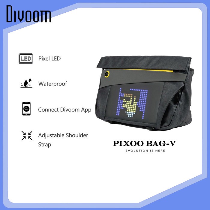 Jual Divoom Pixel Art Tahan Air Olahraga Tas Messenger | Shopee Indonesia