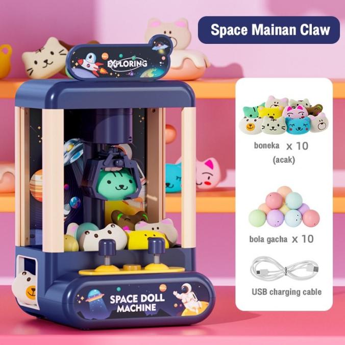 Jual Mainan Edukasi Anak Mesin Capit Claw Machine / Mesin Capit Boneka ...
