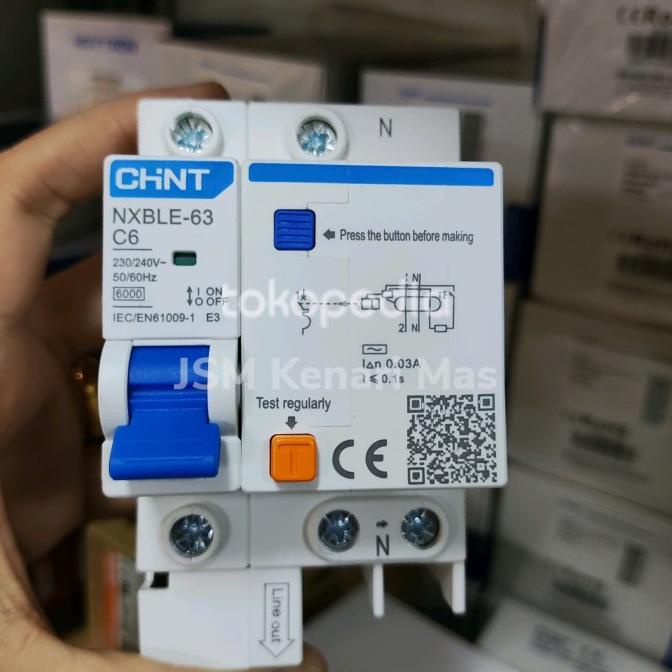 Jual Rcbo Chint Elcb Mcb Nxble P N Ka A A Chint Ma Shopee