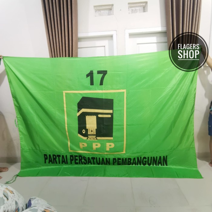 Jual Bendera Partai Persatuan Pembangunan Ppp 2x3 Meter Super Jumbo