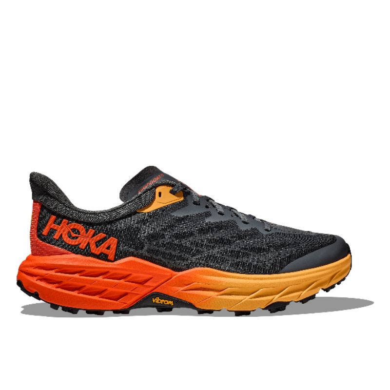 Jual Hoka Speedgoat 5 Mens Trail Running Shoes Castlerock / Flame