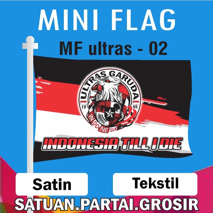 Jual Promo Bendera Indonesia Ultras Garuda Mini Flag Indonesia