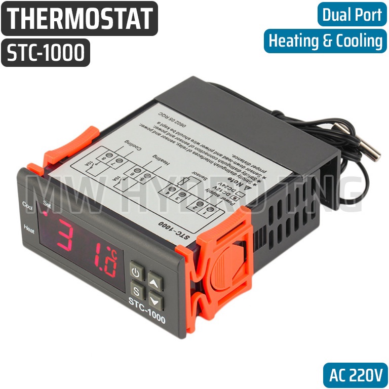 Jual REKOMENDASI!. Digital Thermostat, Temperature Controller, STC-1000 ...