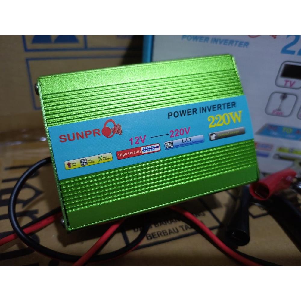 Jual Update - Power Inverter 220Watt / Inverter Sunpro DC to AC ...