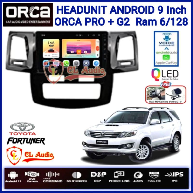 Jual Head Unit Android Orca Pro G Inch Toyota Fortuner Ram