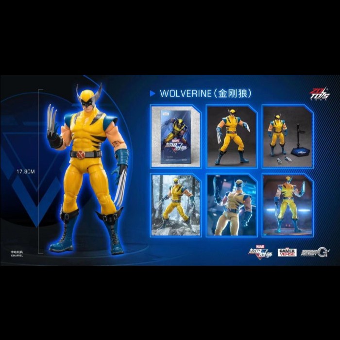 Jual Zd Toys Marvel Super War: Wolverine 1:10 Scale Collectible Figure