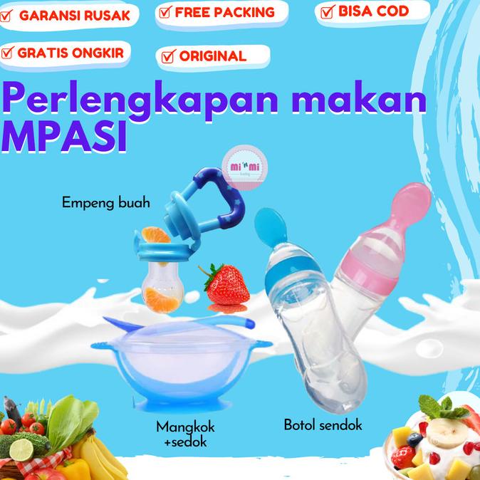 Jual Peralatan Mangkok Botol Sendok Empeng Buah Tempat Makan Mpasi Bayi