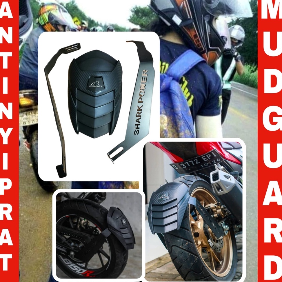 Jual Mudguard/Mud Guard Penahan Lumpur SHARK POWER Buat R15 v2/V3/Xabre