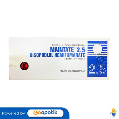 Jual MAINTATE 2.5 MG BOX 30 TABLET | Shopee Indonesia