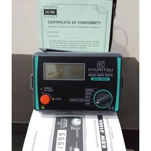 Jual Kyoritsu Digital Earth Tester Grounding Tester 4105A Shopee