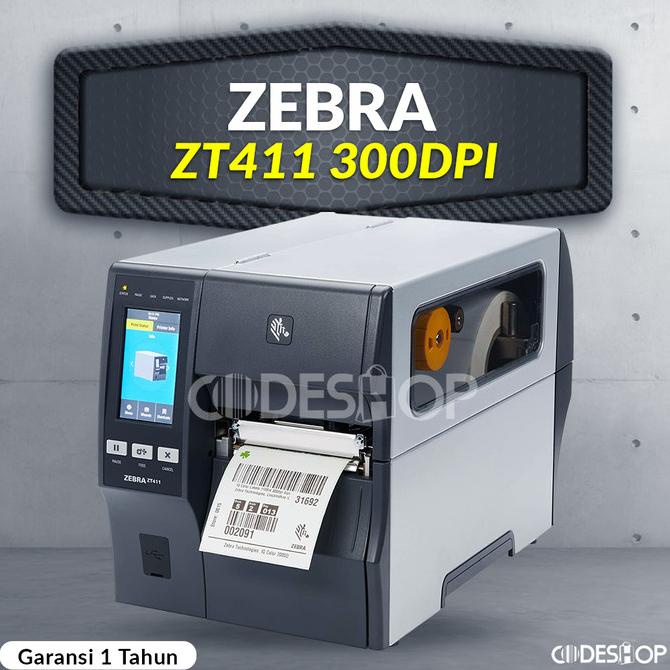 Jual Printer Barcode Zebra Zt411 Zt 411 Industrial Usb And Lan 300 Dpi Iswararanti Shopee 3080