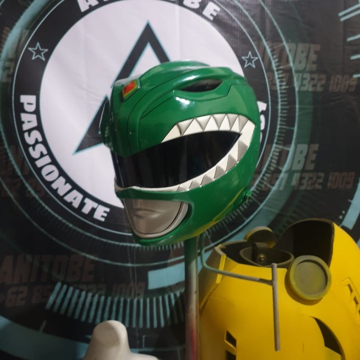Jual Promo Helm Resin Dragon Green Power Rangers | Shopee Indonesia