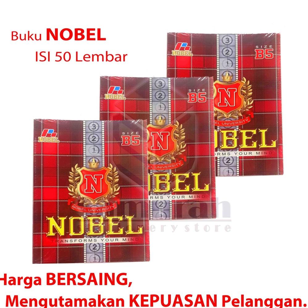 Jual 8.8 [Big Sale] Buku Tulis Nobel Isi 50 Lembar / Buku Ukuran Boxy ...