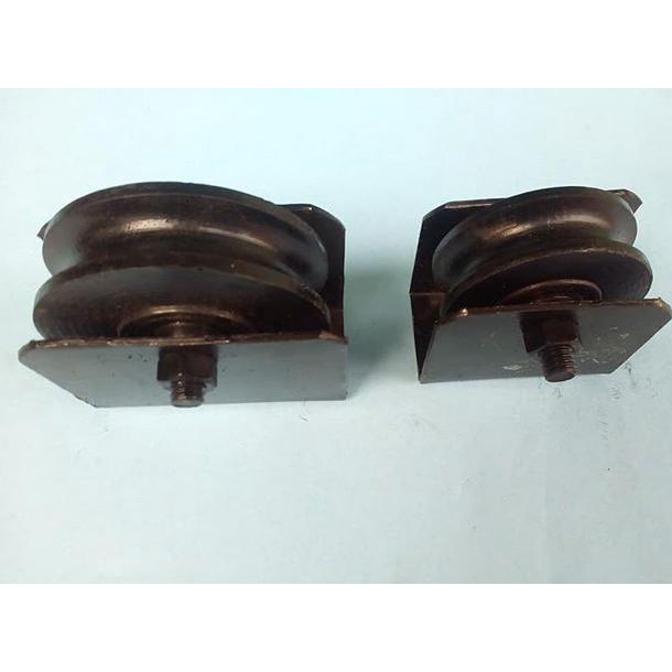 Jual Promo Roda Pagar Besi Ukuran 8Cm /As Pintu Gerbang | Shopee Indonesia