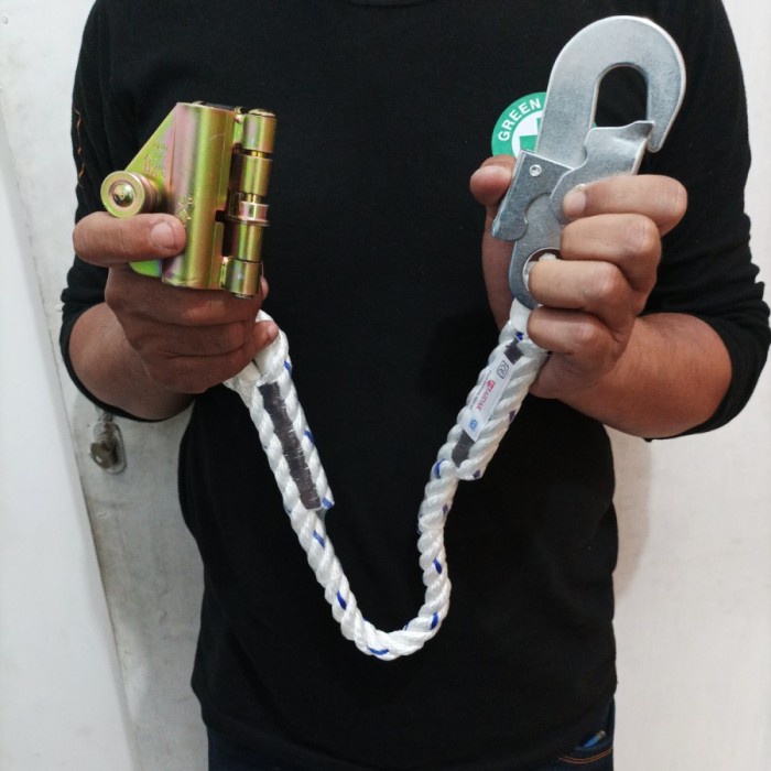 Jual Terlaris Rope Grab Fall Arrester Kobra / Auto Stop Climbing Rope ...