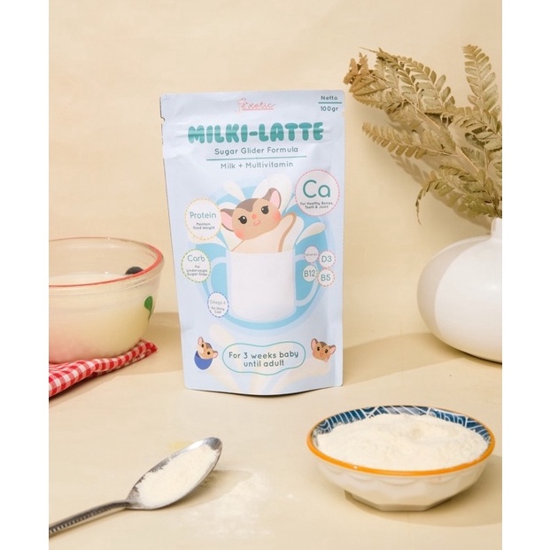 Jual TREN TERBARU MILKI-LATTE SUSU + MULTIVITAMIN SUGAR GLIDER, Susu ...