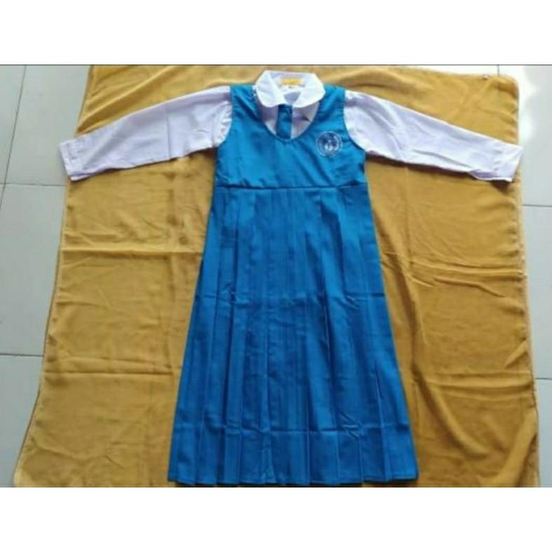 Jual Miliki Seragam Tk Nasional Seragam Biru Putih Panjang Cewekseragam Sekolah Seragam Tk 3196