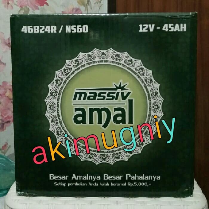 Jual Aki Massiv Amal Ns60 46B24R 12V 45Ah Aki Basah Ns Gs Yuasa Incoe