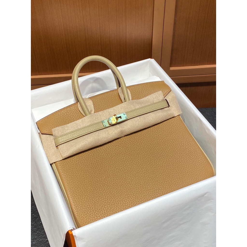 Jual Hermes Birkin 25 Vert Amande Togo PHW Z Original dengan Harga Terbaik