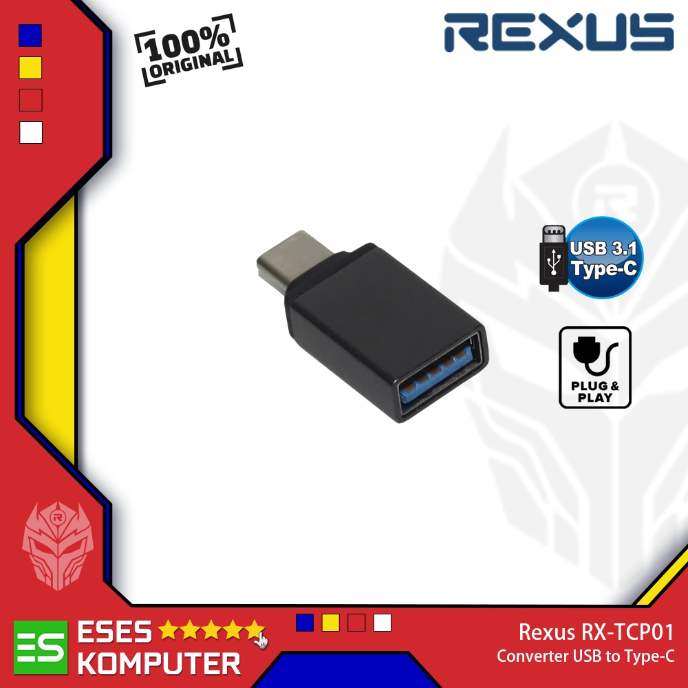 Jual Converter Rexus USB To Type C RX-TCP01 | OTG USB To Type C ...