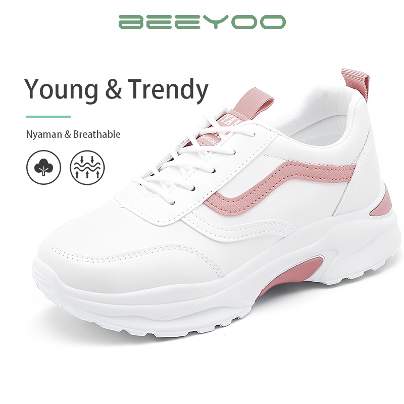Jual Beeyoo Sepatu Sneakers Wanita Sport Shoes Kets Casual Sepatu