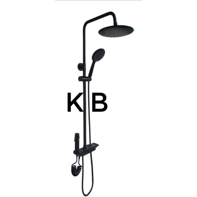 Jual Shower Coloum Black 4 in 1/Shower Tekan/Sower Push/Kran Panas ...
