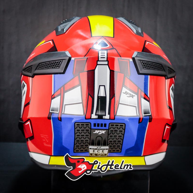 Jual HELM JPX MX726R VTS RANS | RED GLOSSY | MX726 R CROSSOVER MX 726R ...