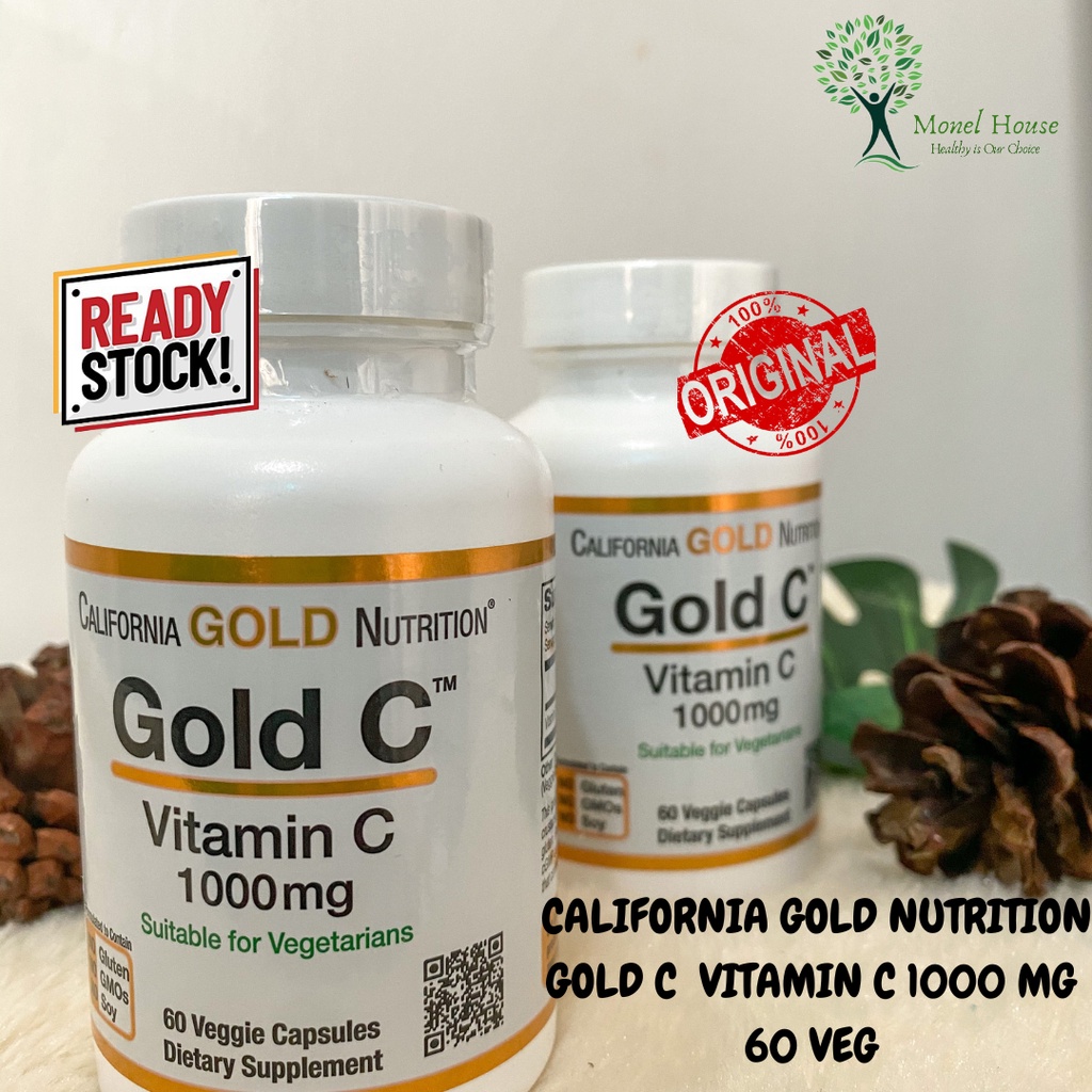 Jual [READY STOCK] CALIFORNIA GOLD NUTRITION GOLD C VITAMIN C 1000 MG ...