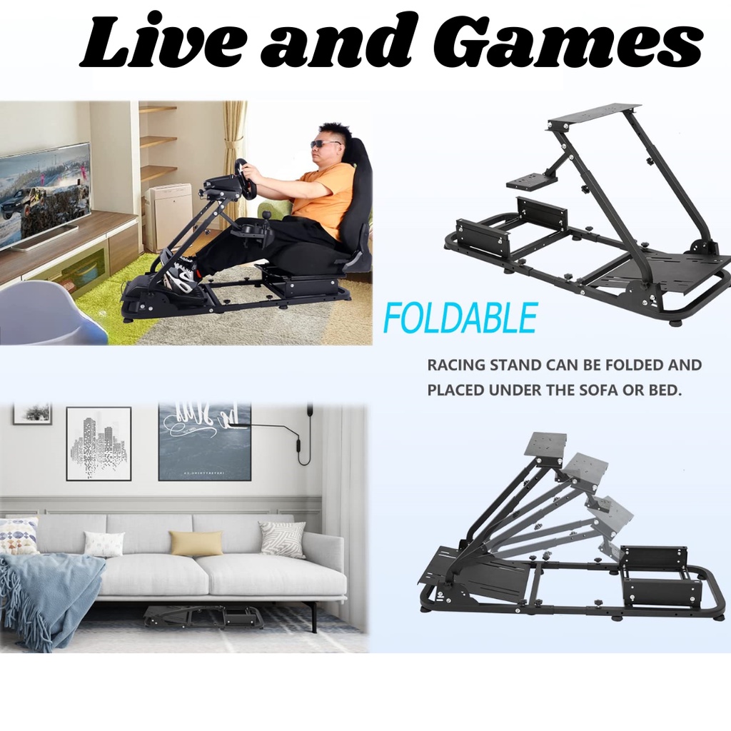 Jual Kursi Gaming Simulator Meja Gaming Stand LCD/Monitor Stand Driving ...
