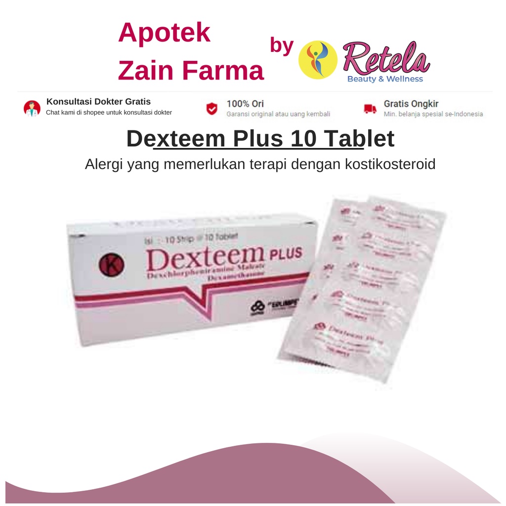 Jual Dexteem Plus Strip Tablet Shopee Indonesia