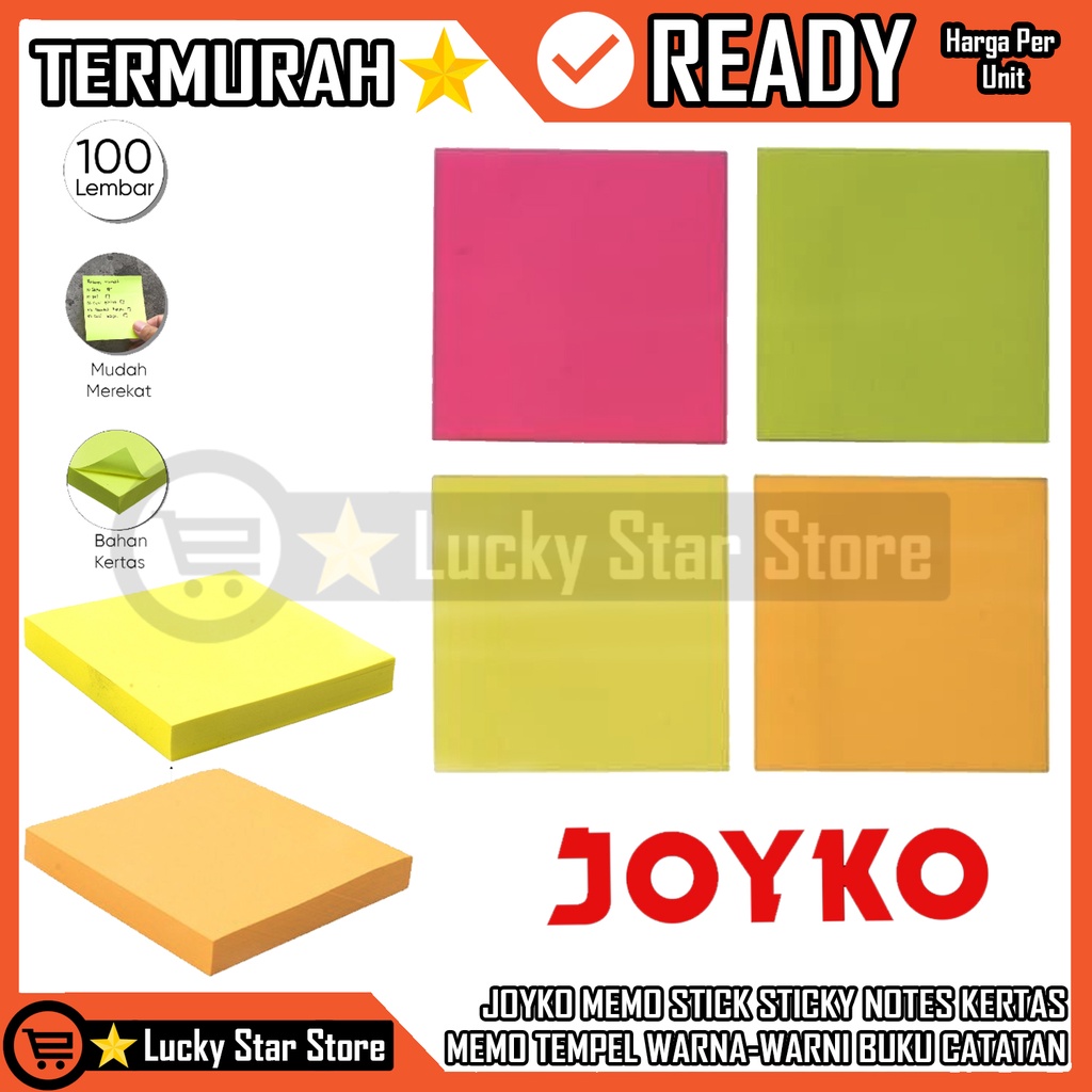 Jual Joyko Memo Stick Sticky Mms C Notes Note Kertas Memo Tempel