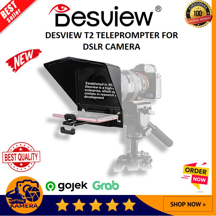 Jual DESVIEW BESVIEW T2 BROADCAST TELEPROMPTER FOR CAMERA INTERVIEW ...