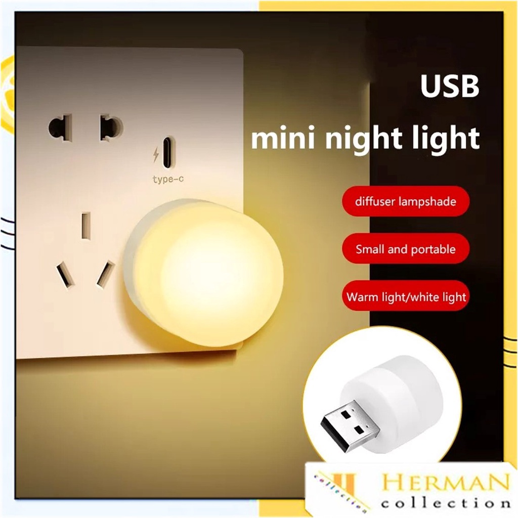 Jual HC Lampu Led USB Mini Portable Lampu Baca Lampu Tidur Lampu