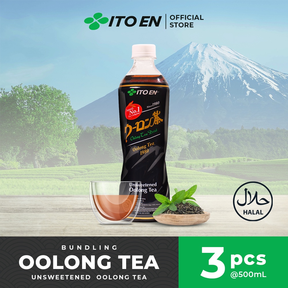 Jual ITO EN Oolong Tea No Sugar 480ml isi 3 pcs Shopee Indonesia