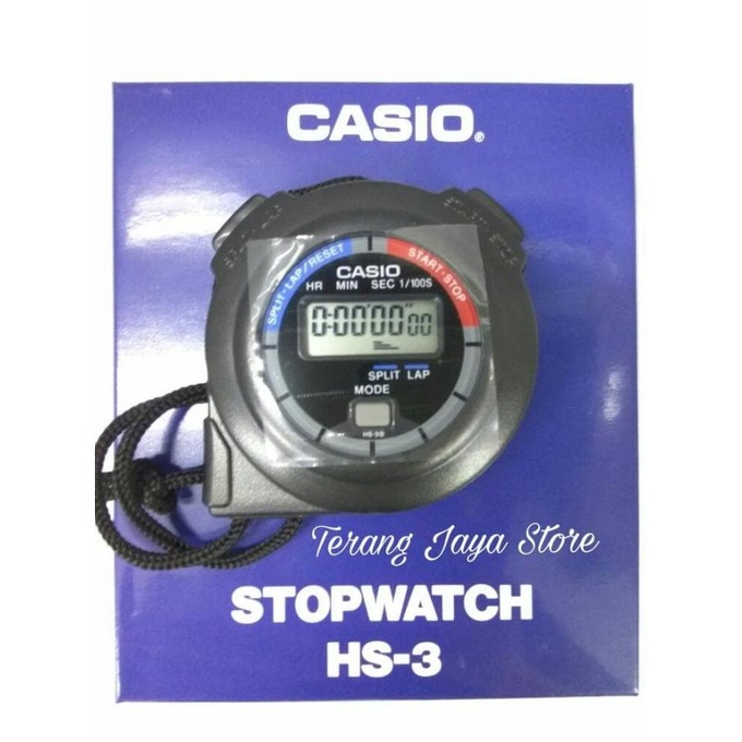 Jual Stopwatch Casio HS3 (Alat pengukur waktu) Shopee Indonesia