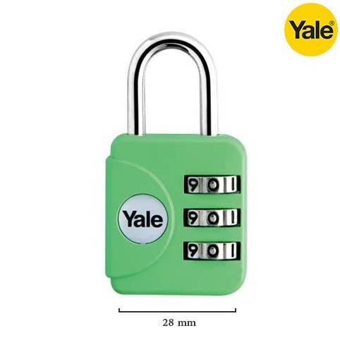 Jual Gembok YALE YP1/28/121/1 (Travel Lock Range Green - ORI) | Shopee ...