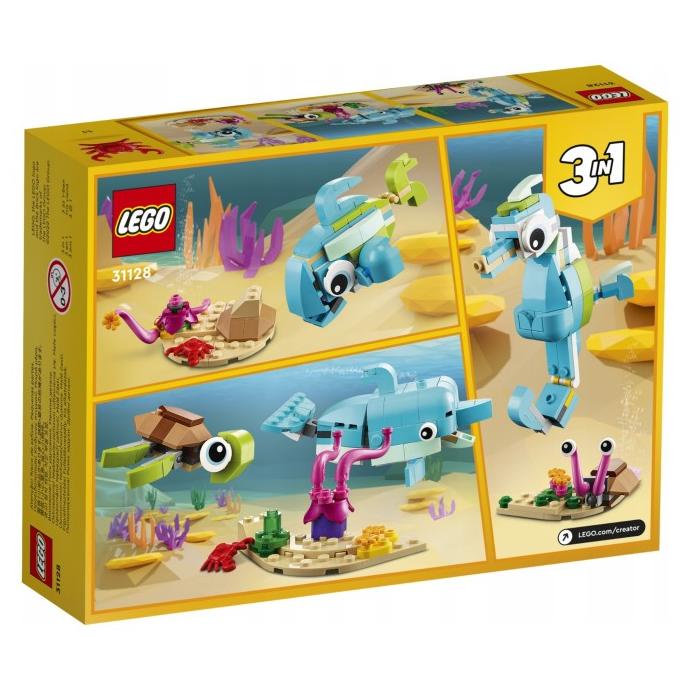 Jual LEGO Creator, Dolphin and Turtle (31128) | Shopee Indonesia