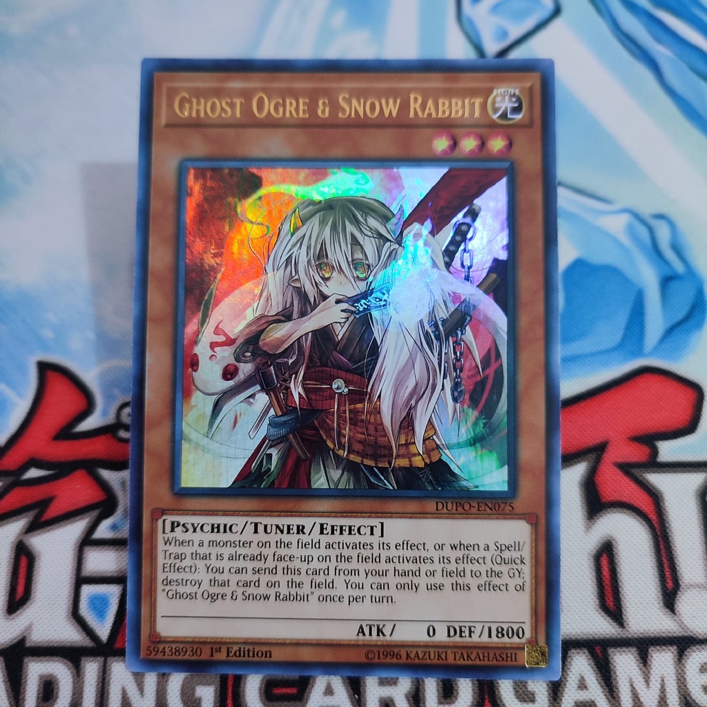 Jual yugioh ghost ogre snow rabbit dupo ultra rare 1st original ...