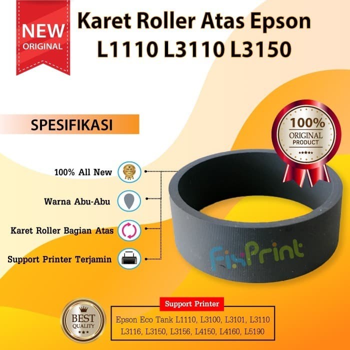 Jual Karet Roller Asf Atas Epson L1110 L3110 L3150 Roll Printer L4150 L5190 Sae Shopee Indonesia 7482