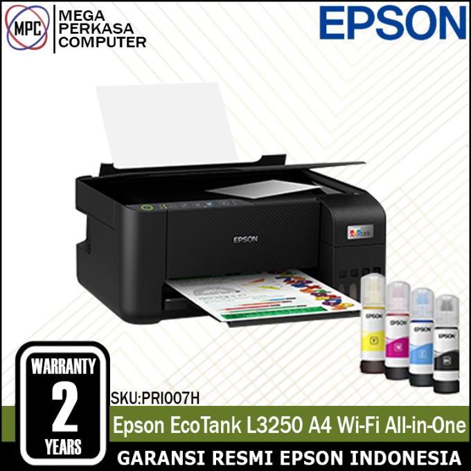 Jual Epson Ecotank L3250 A4 Wi Fi All In One Ink Tank Printer Ink Shopee Indonesia 4058