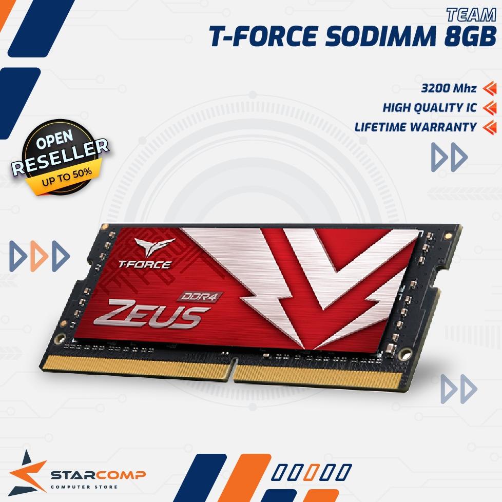 Jual Team T-Force Zeus DDR4 8GB 3200 Single Sodimm Ram | Shopee Indonesia