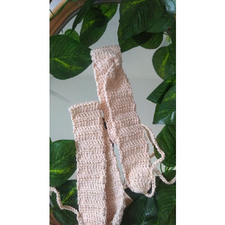 Jual Bandana/bando/headband rajut twisted (nude cream) | Shopee Indonesia